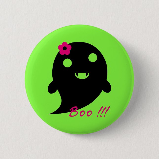 Cute Halloween Ghost Knapp (Framsida)