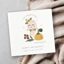 Cute Halloween Ghost Little Boo i alla åldrar Pappersservett