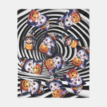Cute Halloween Ghost med Pumpkin