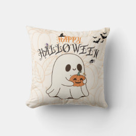 Cute Halloween Ghost Pillow Kudde