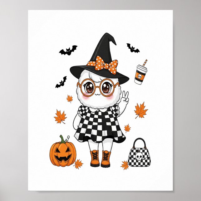 Cute Halloween Ghost Poster (Framsidan)