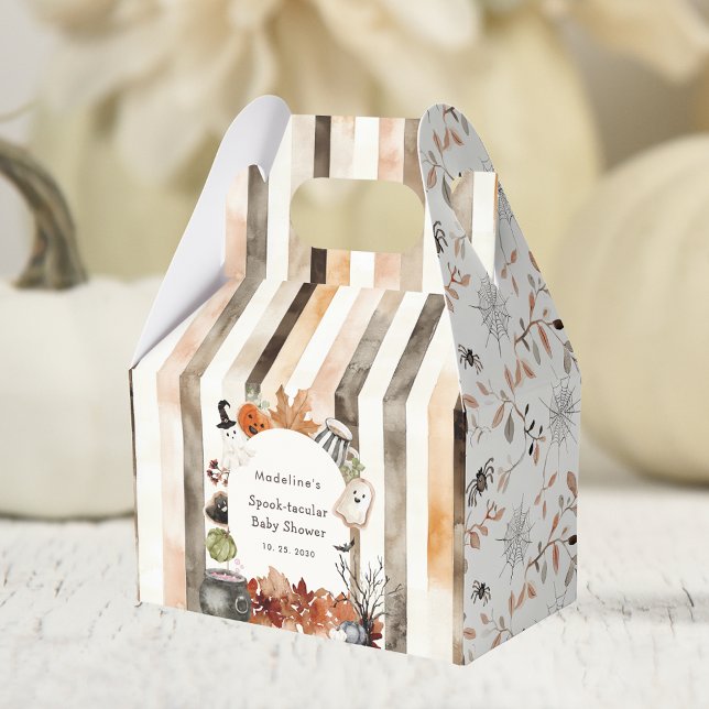 Cute Halloween Ghost Pumpkin Baby Shower Presentaskar (Skapare uppladdad)