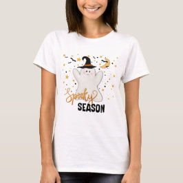 Cute Halloween Ghost Spooky Season T Shirt