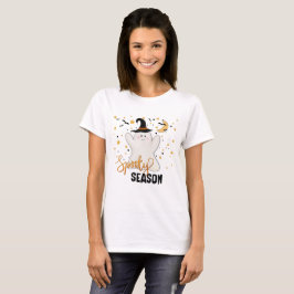 Cute Halloween Ghost Spooky Season T Shirt