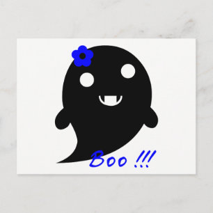 Cute Halloween Ghost Vykort