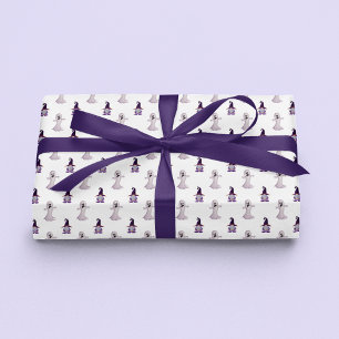 Cute Halloween Ghost Witch Gnome Mönster Presentpapper