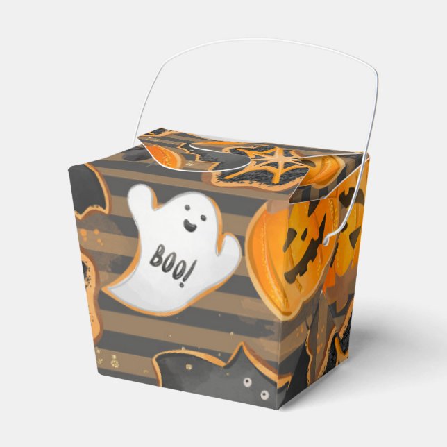 CUTE HALLOWEEN GHOSTS BATS SPIDER WEBS PUMPKINS PRESENTASKAR (Framsidan Sidan)