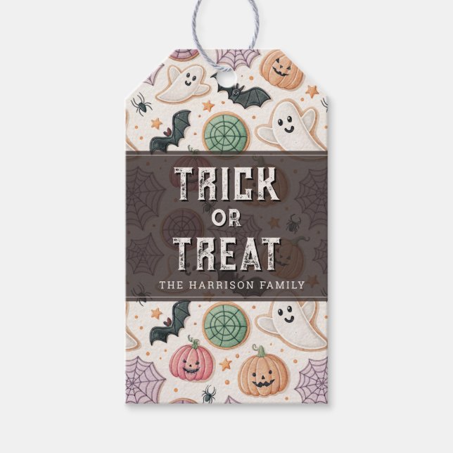 Cute Halloween Gift-Märkre Presentetikett (Framsidan)