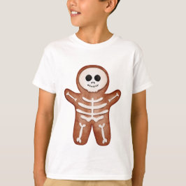 Cute Halloween Gingerbread Skeleton Cookie T Shirt