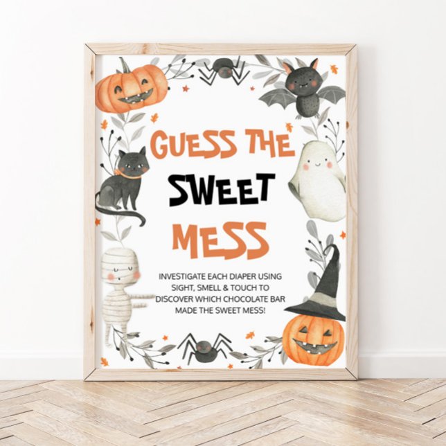 Cute Halloween gissar att den  babyskabinen är söt Poster (Skapare uppladdad)