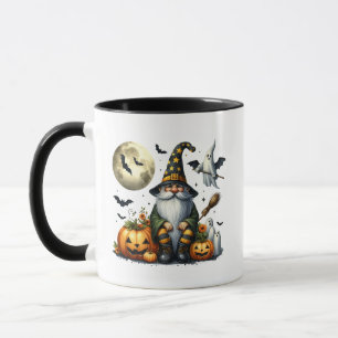 🎃 Cute Halloween Gnome - Perfekt Gift Mugg