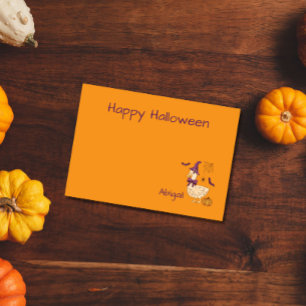 Cute Halloween Goose Post-it Block
