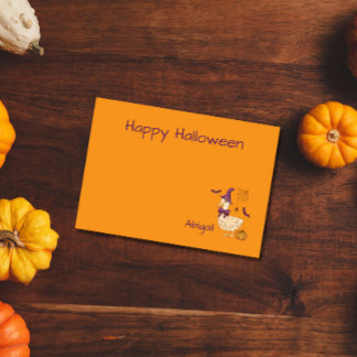 Cute Halloween Goose Post-it Block