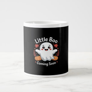 Cute Halloween Gravid-meddelande Jumbo Mugg