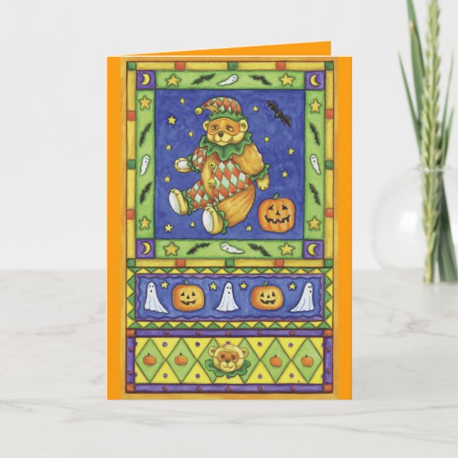 Cute Halloween-hälsningskort Kort (Framsida)