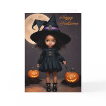 Cute Halloween-hälsningskort