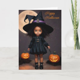 Cute Halloween-hälsningskort Kort