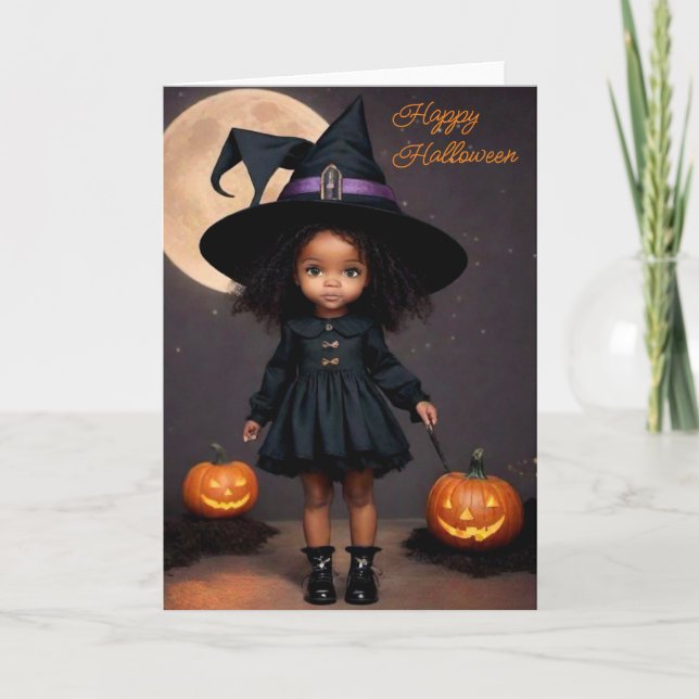 Cute Halloween-hälsningskort Kort (Framsida)