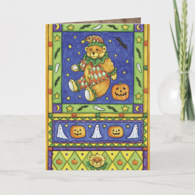 Cute Halloween-hälsningskort Kort (Framsida)
