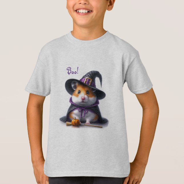 Cute Halloween Hamster Shirt T Shirt (Framsida)