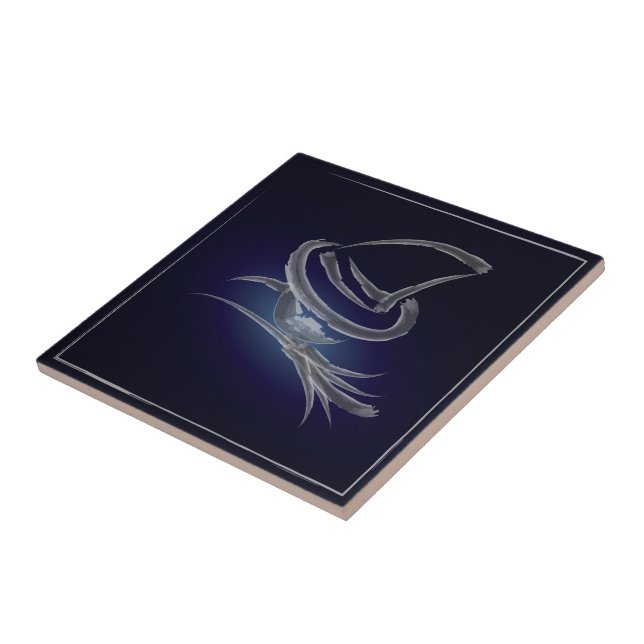 Cute Halloween-häxa 2 Kakelplatta (Sidan)