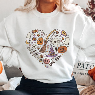Cute Halloween Heart Sweatshirt T Shirt