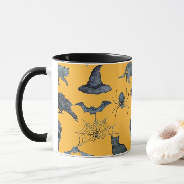 Cute Halloween-helhetskonstruktion Mugg (Med munk)