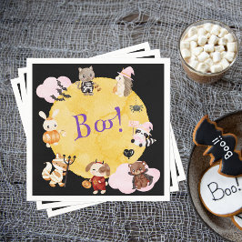 Cute Halloween Kids Costume Party Pappersservett