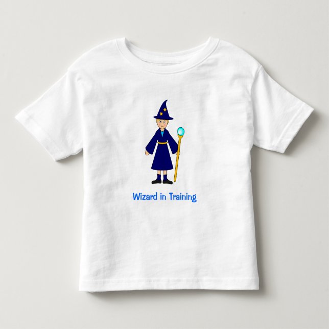 Cute Halloween Kids - Little Wizard Tee (Framsida)