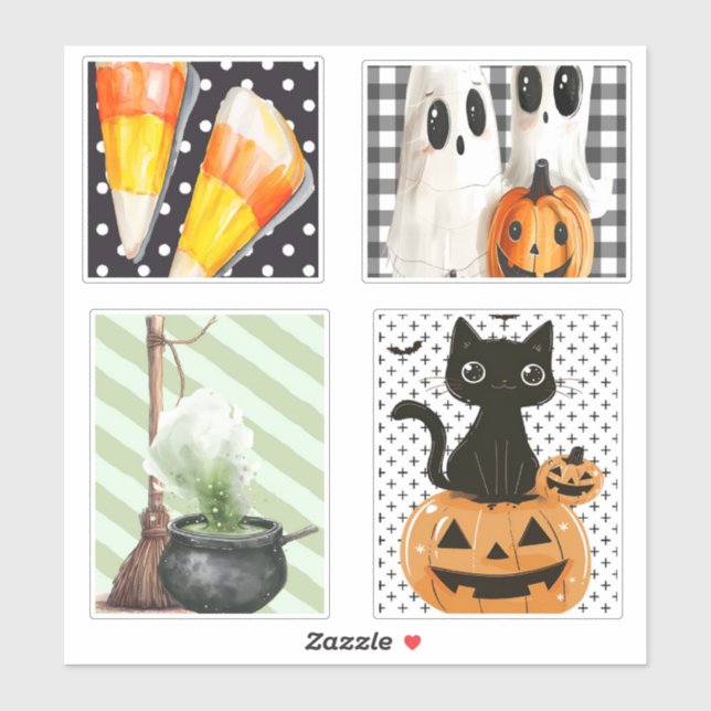 Cute Halloween Klistermärken (Ark)