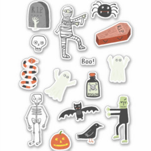 Cute Halloween Klistermärken