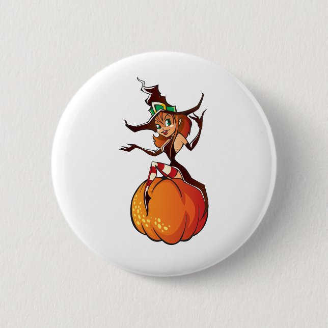 Cute Halloween Knapp (Framsida)