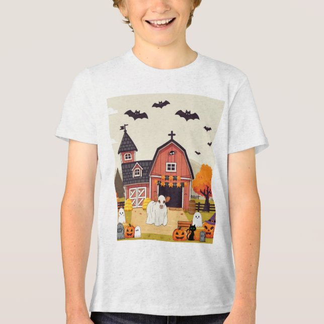 Cute Halloween-ko T Shirt (Framsida)