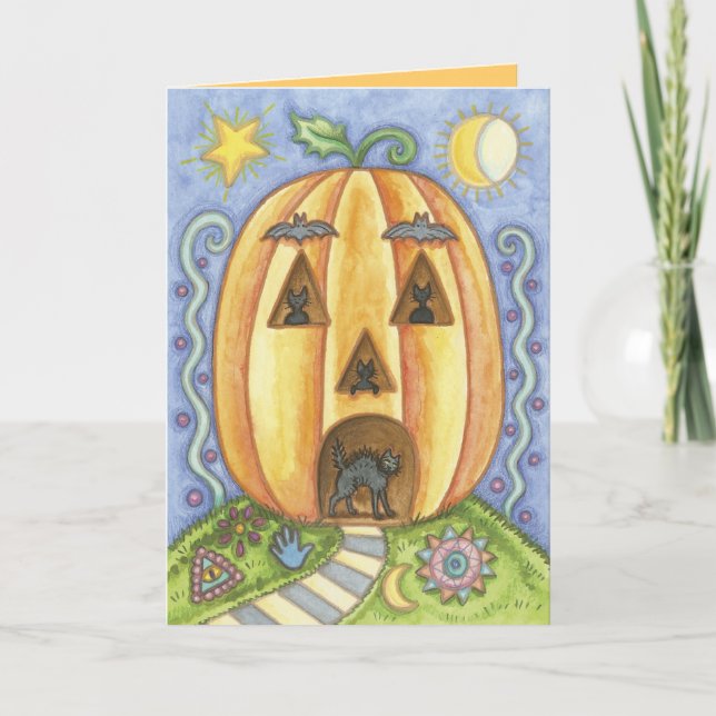 Cute Halloween-kort Kort (Framsida)