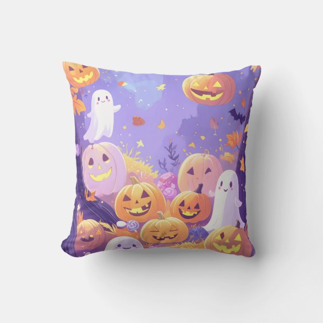 Cute Halloween Kudde (Framsida)