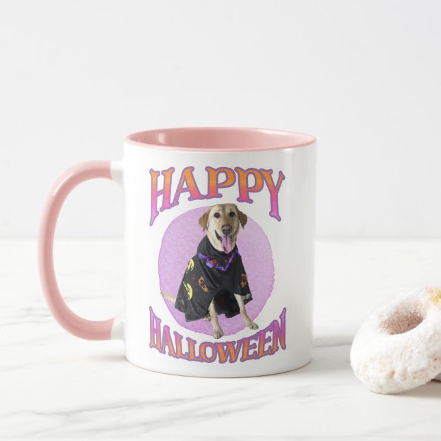 Cute Halloween Labrador Mugg (Med munk)