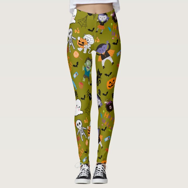 Cute Halloween Leggings (Framsida)