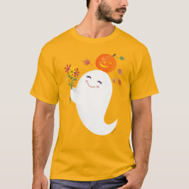 Cute Halloween Little Boo Ghost T Shirt