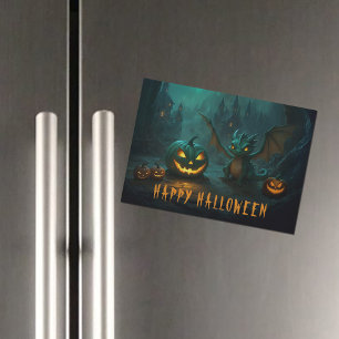 Cute Halloween-magnetkort för krumpor