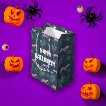 Cute Halloween med spindlar och fladdermus, anpass