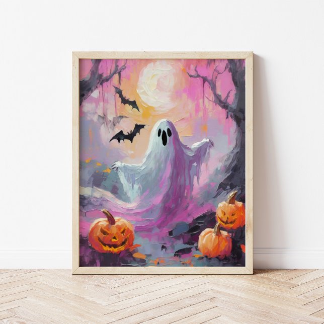 Cute Halloween Modern Art Poster (Skapare uppladdad)