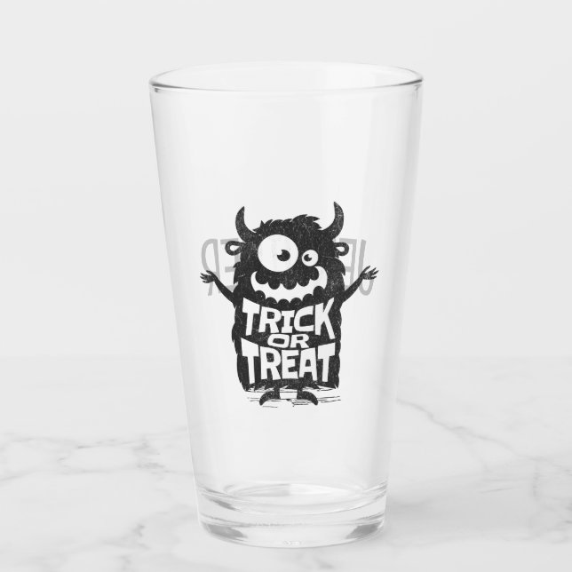 Cute Halloween-monster Glaskopp (Framsida)
