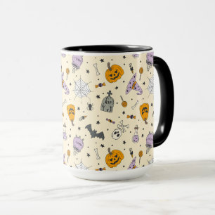 Cute Halloween Mönster Mugg