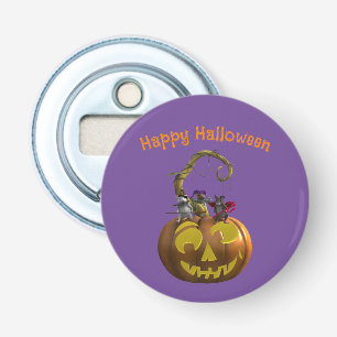 Cute Halloween Mouse Trio Flasköppnare