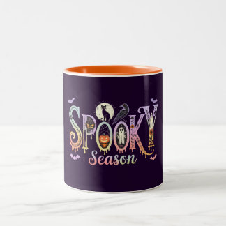 Cute Halloween Mugg, Spooky Season Halloween Två-Tonad Mugg