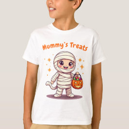 Cute halloween Mummy child t-shirt