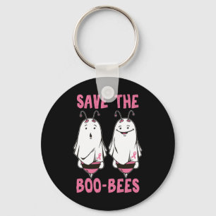 Cute Halloween Oktober Breast Cancer Awareness Sav Nyckelring