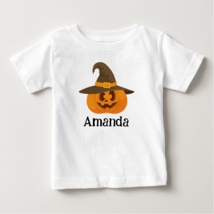 Cute Halloween Orange Jack o lantern Pumpkin Ansik T Shirt