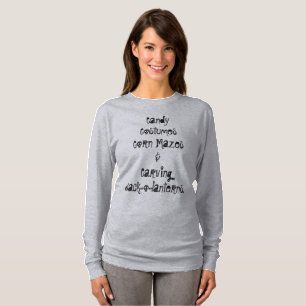 Cute Halloween Ord-lista Kvinnor T-Shirt