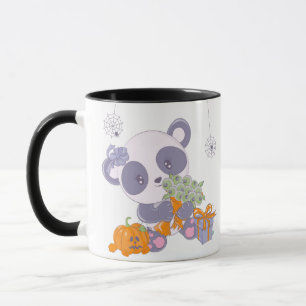 Cute Halloween Panda Bouquet från Ögon Halloween M Mugg